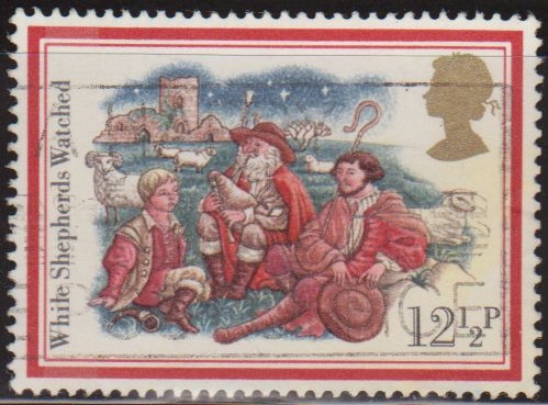 Gran Bretaña 1982 Scott 1006 Sello º Navidad Christmas Pastores Vigilantes Grande Bretagne Great Britain